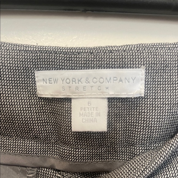 New York & Company Gray stretch Dress Pants with Silver Accents - Picture 7 of 12